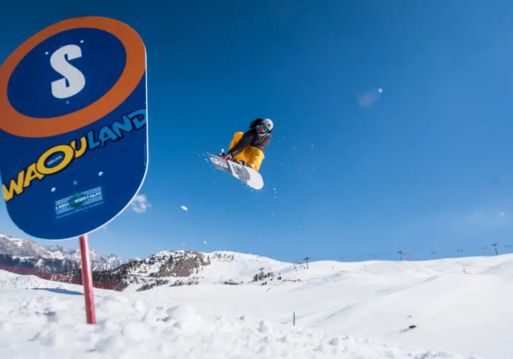 Risoul Snowpark - idealne miejsce dla freestyle'owych narciarzy i snowboardzistów